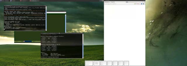 demo video screenshot showing gridmgr usage